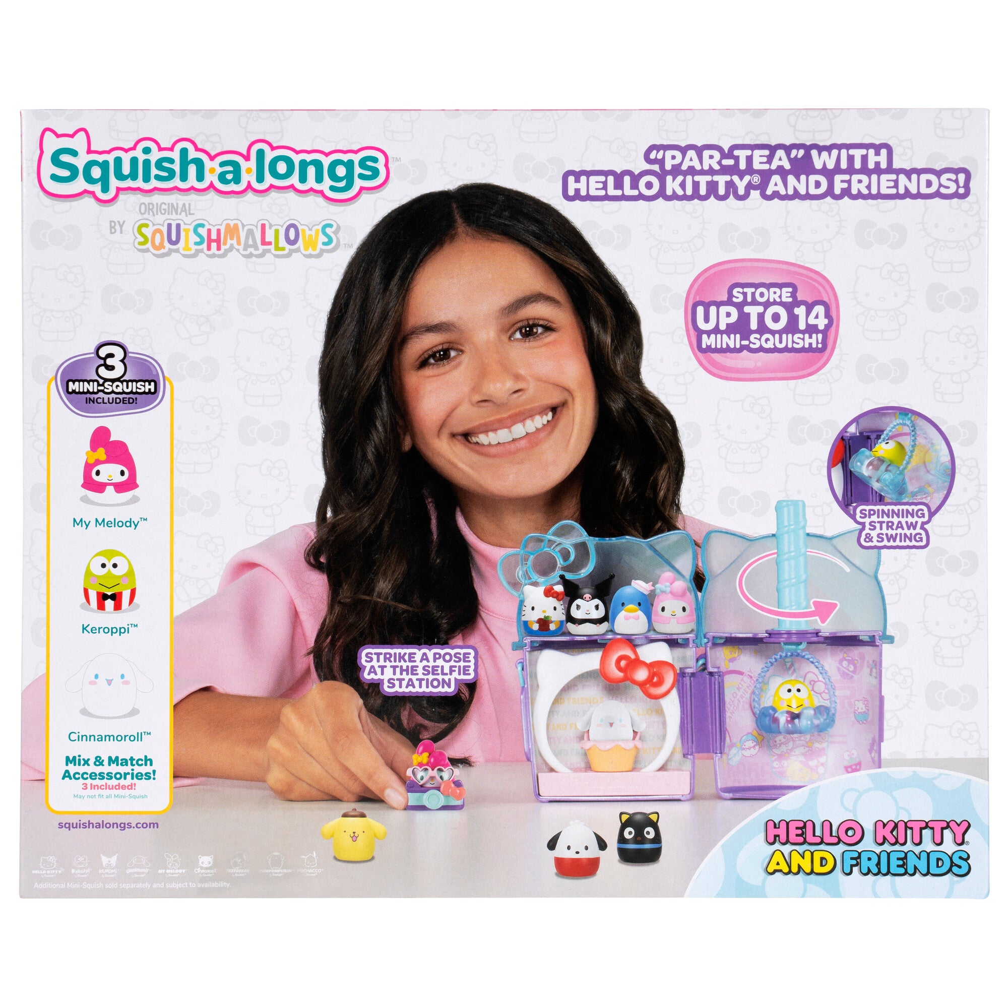 Squish-a-longs Hello Kitty and Friends Hello Kitty Boba Playset - Image 14