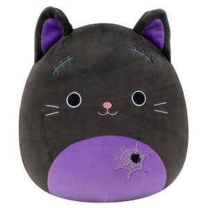 Autumn the Black Cat with Purple Belly