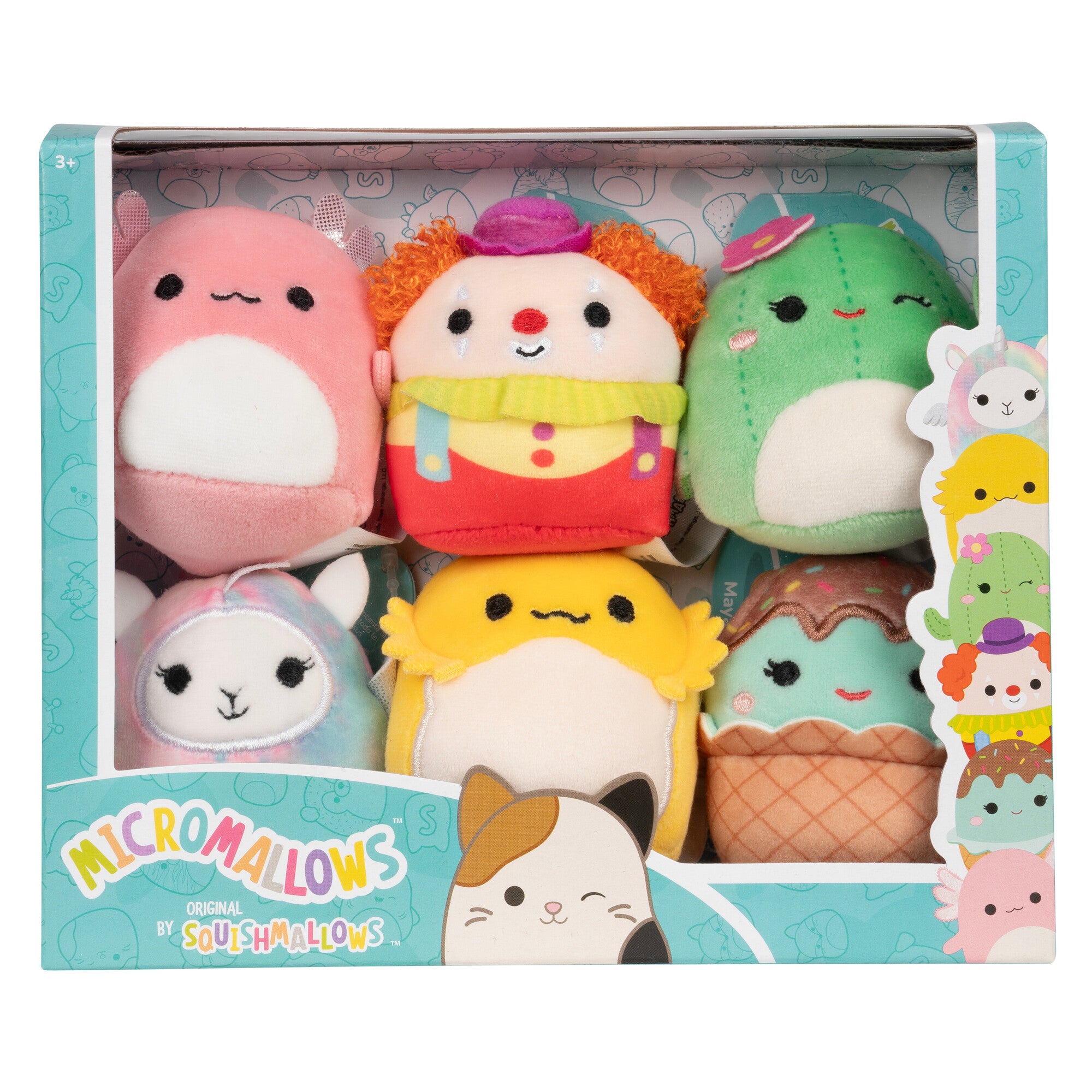 Micromallows 6-Pack ?C Archie Axolotl. Bimbi Clown. Lucy-May Llamapegacorn. Maritza Cactus. Maya Sundae. Rodry Bearded Dragon - Image 2