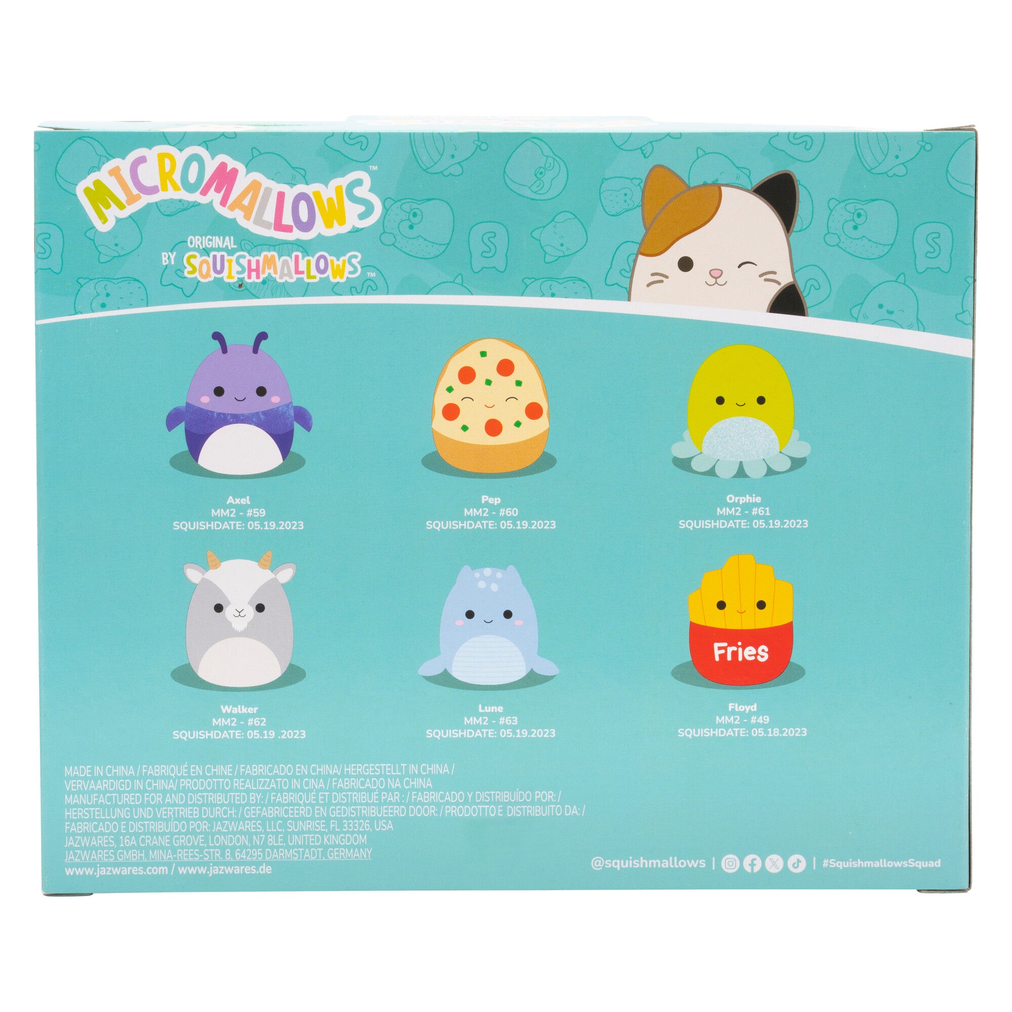 Micromallows 6-Pack ?C Axel Beetle. Lune Loch Ness Monster. Floyd French Fries. Orphie Octopus. Pep Pizza. Walker Goat - Image 11